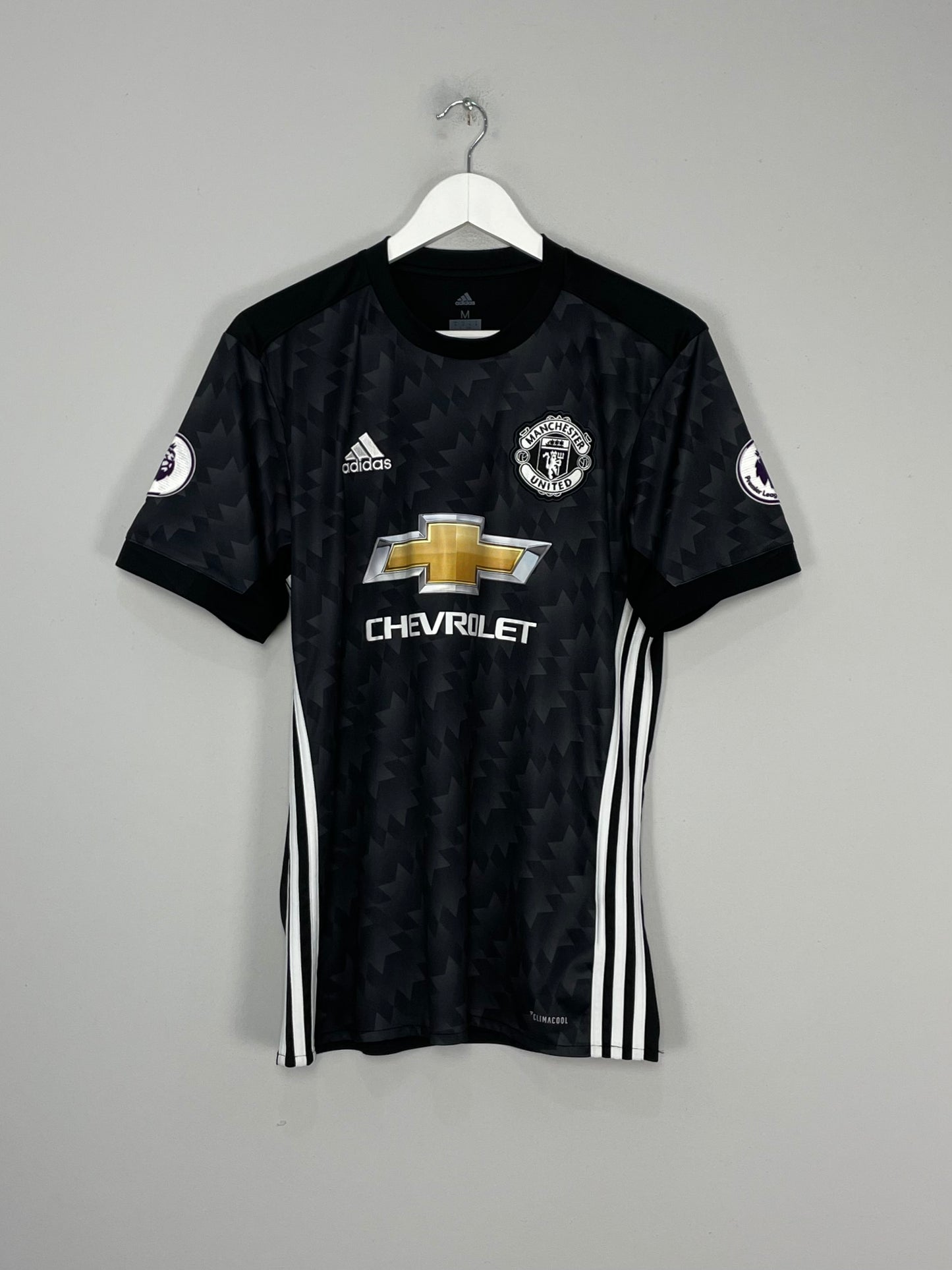 2017/18 MANCHESTER UNITED POGBA #6 AWAY SHIRT (M) ADIDAS