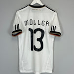 Shop 2010/11 GERMANY MULLER #13 HOME SHIRT (XL.KIDS) ADIDAS, classic football shirts, vintage football shirts & retro soccer jerseys at Cult Kits