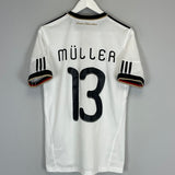 Shop 2010/11 GERMANY MULLER #13 HOME SHIRT (XL.KIDS) ADIDAS, classic football shirts, vintage football shirts & retro soccer jerseys at Cult Kits