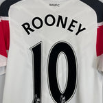 Shop 2010/11 MANCHESTER UNITED ROONEY #10 AWAY SHIRT (S) NIKE, classic football shirts, vintage football shirts & retro soccer jerseys at Cult Kits
