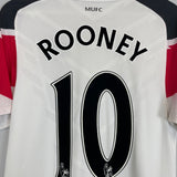 Shop 2010/11 MANCHESTER UNITED ROONEY #10 AWAY SHIRT (S) NIKE, classic football shirts, vintage football shirts & retro soccer jerseys at Cult Kits