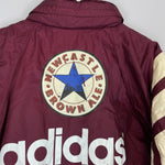 Shop 1995/96 NEWCASTLE UNITED BENCH COAT (M) ADIDAS, classic football shirts, vintage football shirts & retro soccer jerseys at Cult Kits