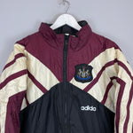 Shop 1995/96 NEWCASTLE UNITED BENCH COAT (M) ADIDAS, classic football shirts, vintage football shirts & retro soccer jerseys at Cult Kits