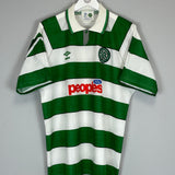 Shop 1991/92 CELTIC HOME SHIRT (XL) UMBRO, classic football shirts, vintage football shirts & retro soccer jerseys at Cult Kits