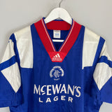 Shop 1992/94 RANGERS HOME SHIRT (M) ADIDAS, classic football shirts, vintage football shirts & retro soccer jerseys at Cult Kits