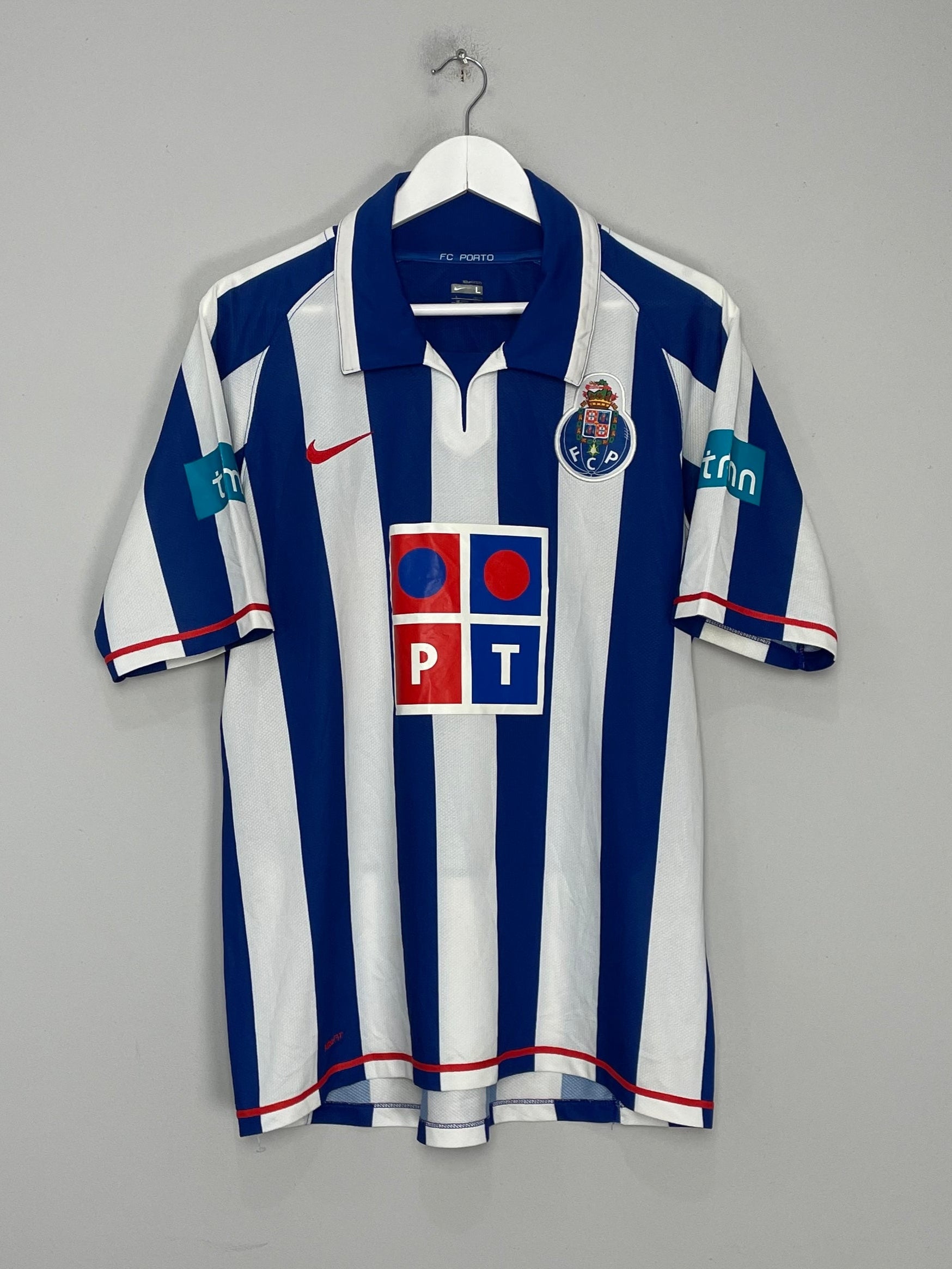 Shop 2007/08 PORTO HOME SHIRT (L) NIKE, classic football shirts, vintage football shirts & retro soccer jerseys at Cult Kits
