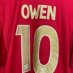 Shop 2006/08 ENGLAND OWEN #10 AWAY SHIRT (XL) UMBRO, classic football shirts, vintage football shirts & retro soccer jerseys at Cult Kits
