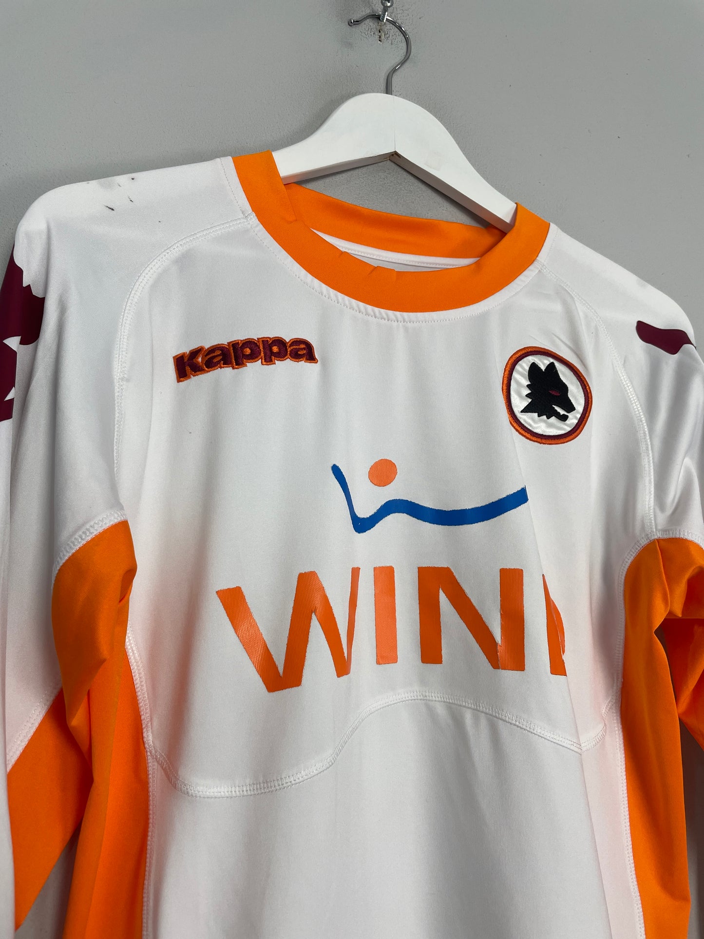 2010/11 ROMA TOTTI #10 L/S AWAY SHIRT (M) KAPPA