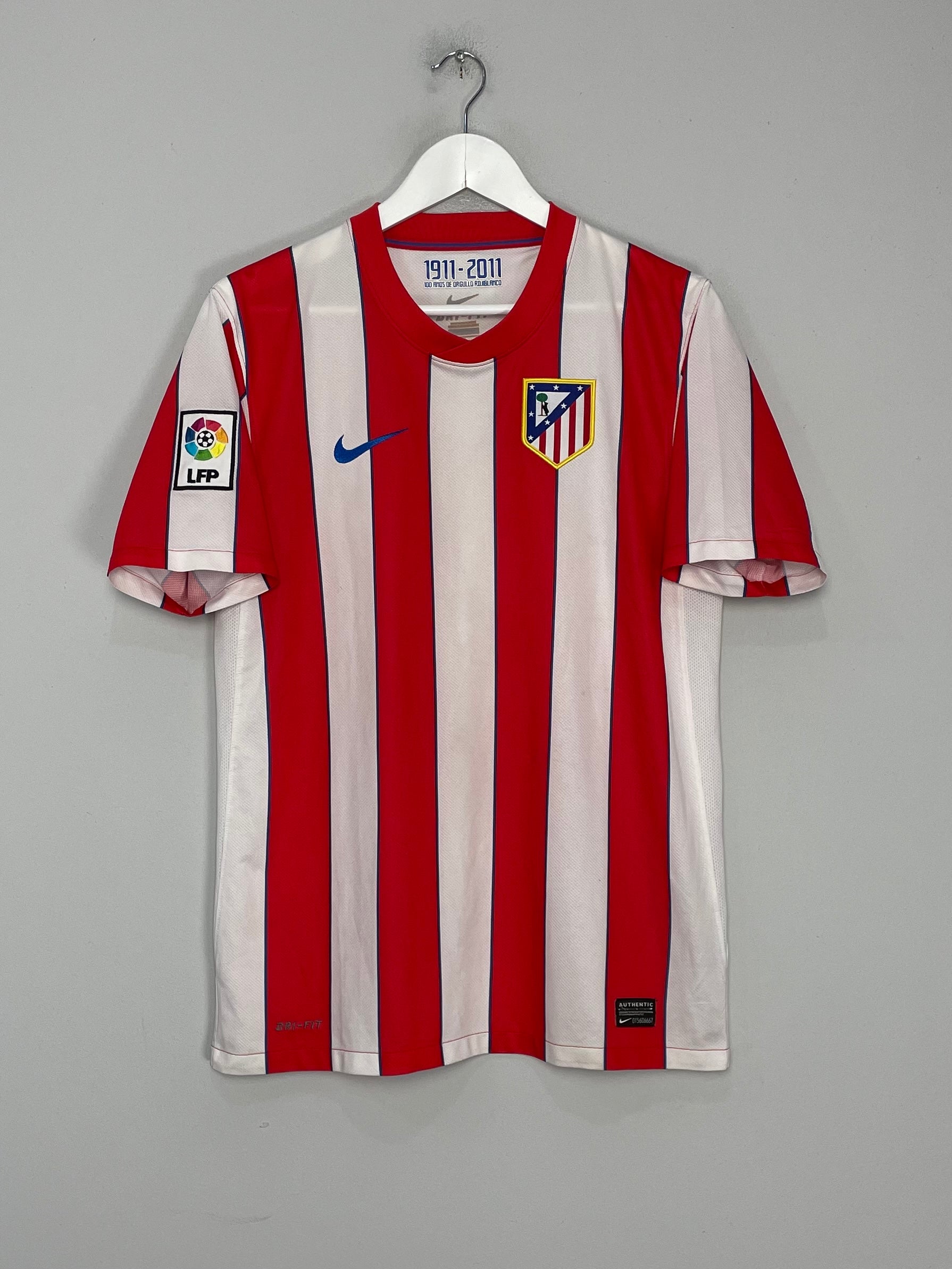 Shop 2011/12 ATLETICO MADRID DIEGO #21 HOME SHIRT (M) NIKE, classic football shirts, vintage football shirts & retro soccer jerseys at Cult Kits