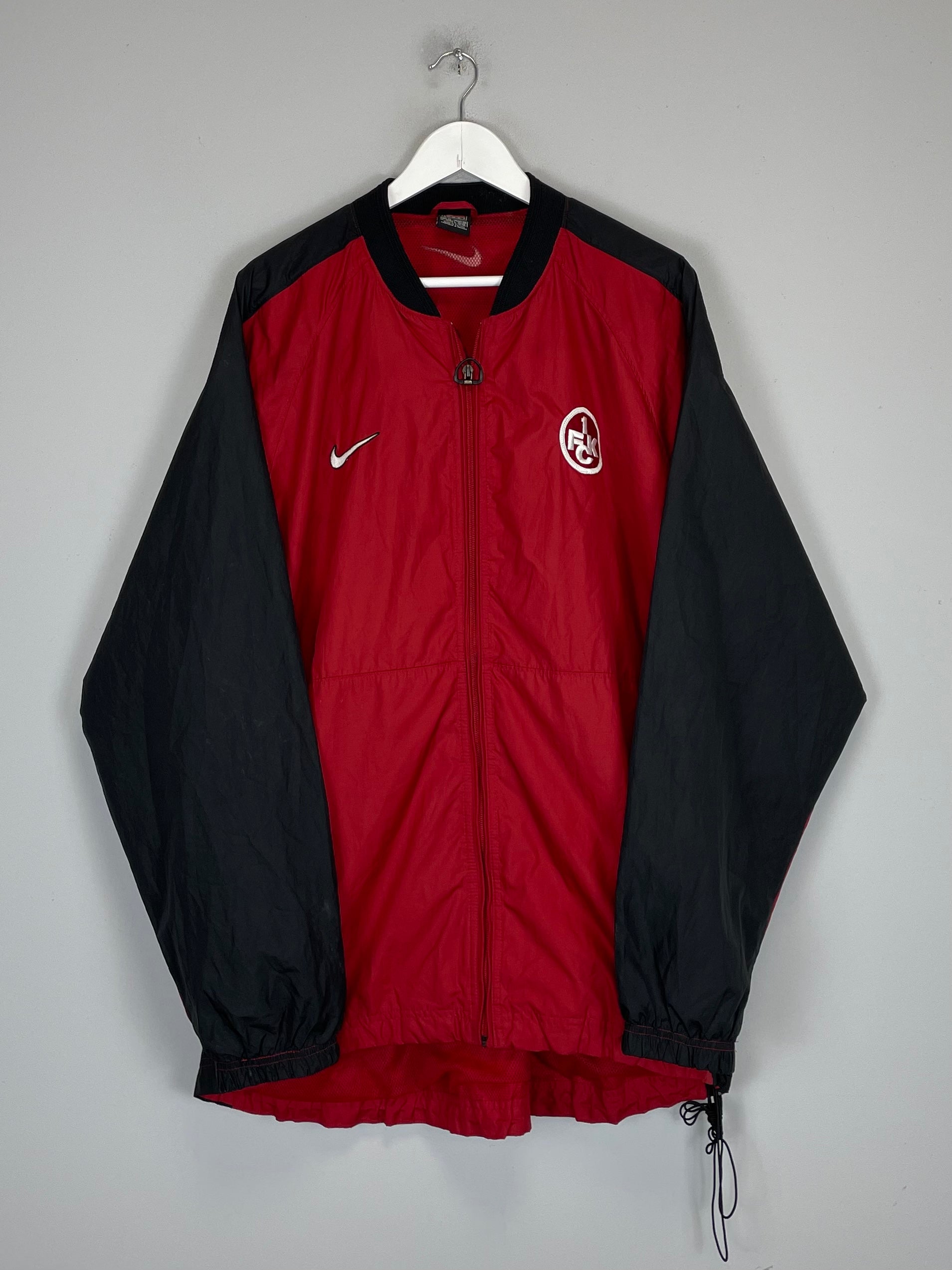 Shop 2000/01 KAISERSLAUTERN TRACK JACKET (XL) NIKE, classic football shirts, vintage football shirts & retro soccer jerseys at Cult Kits