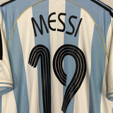 Shop 2006/07 ARGENTINA MESSI #19 HOME SHIRT (L) ADIDAS, classic football shirts, vintage football shirts & retro soccer jerseys at Cult Kits
