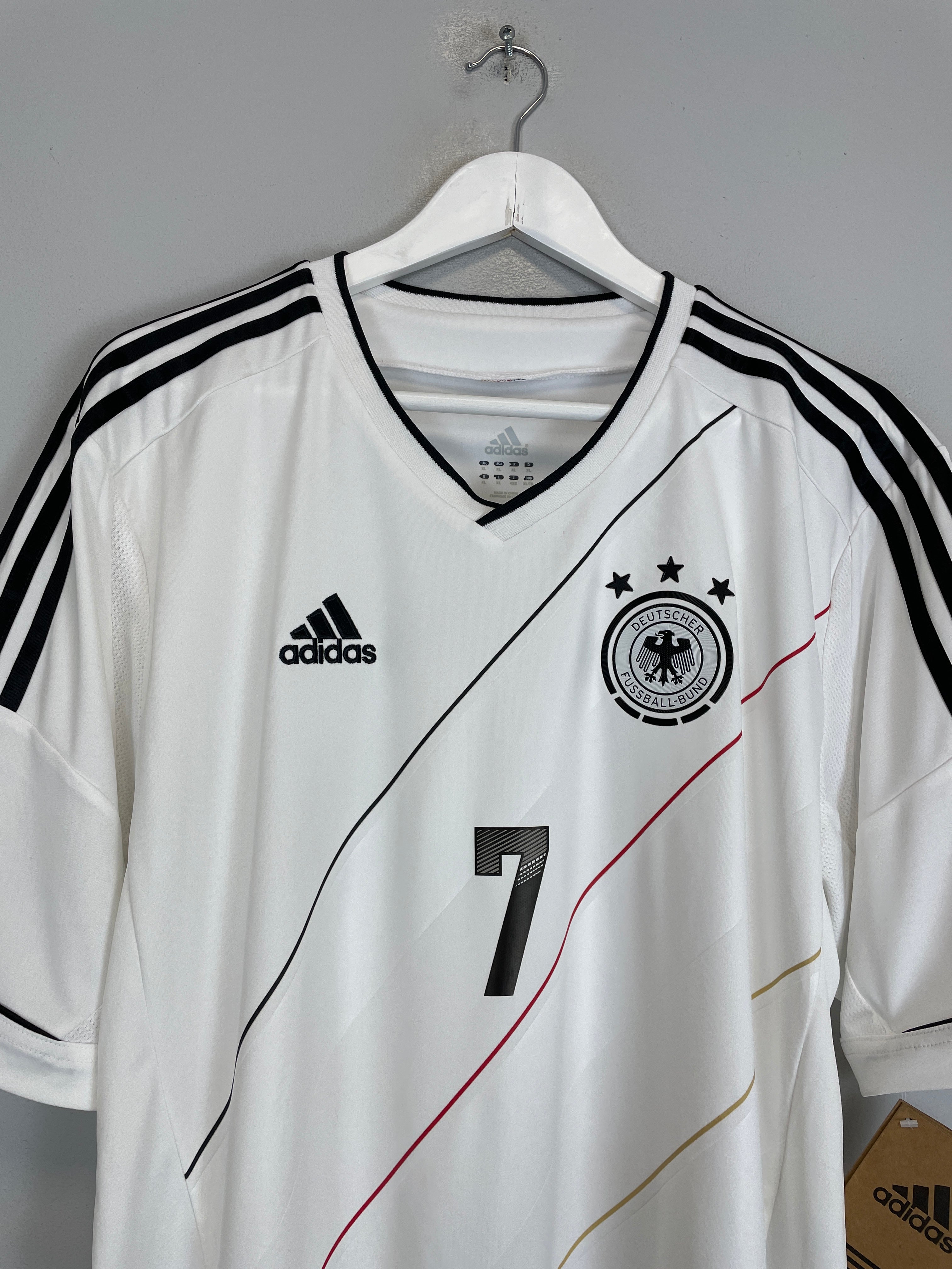 Shop 2012/13 GERMANY SCHWEINSTEIGER #7 *BNWT* HOME SHIRT (XL) ADIDAS, classic football shirts, vintage football shirts & retro soccer jerseys at Cult Kits