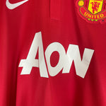 Shop 2013/14 MANCHESTER UNITED V.PERSIE #20 *BNWT* HOME SHIRT (L) NIKE, classic football shirts, vintage football shirts & retro soccer jerseys at Cult Kits