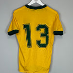 Shop 1982/85 BRAZIL #13 HOME SHIRT (S) TOPPER, classic football shirts, vintage football shirts & retro soccer jerseys at Cult Kits