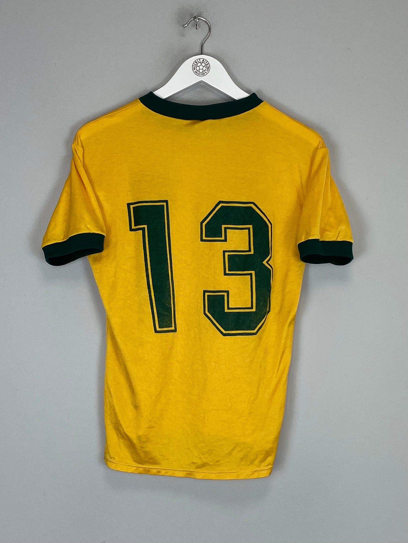 Shop 1982/85 BRAZIL #13 HOME SHIRT (S) TOPPER, classic football shirts, vintage football shirts & retro soccer jerseys at Cult Kits