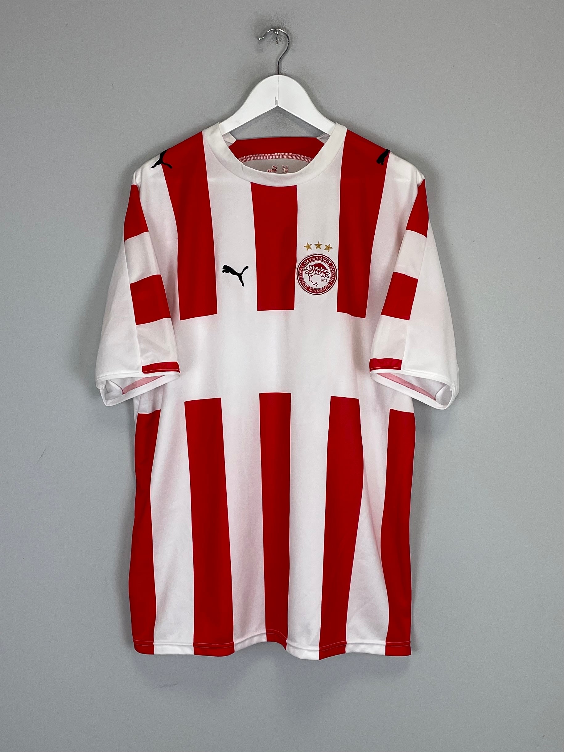Shop 2006/07 OLYMPIAKOS HOME SHIRT (XL) PUMA, classic football shirts, vintage football shirts & retro soccer jerseys at Cult Kits