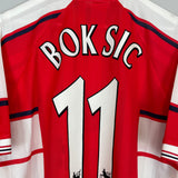 Shop 2000/01 MIDDLESBROUGH BOKSIC #11 HOME SHIRT (XL) ERREA, classic football shirts, vintage football shirts & retro soccer jerseys at Cult Kits