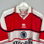 Shop 2000/01 MIDDLESBROUGH BOKSIC #11 HOME SHIRT (XL) ERREA, classic football shirts, vintage football shirts & retro soccer jerseys at Cult Kits