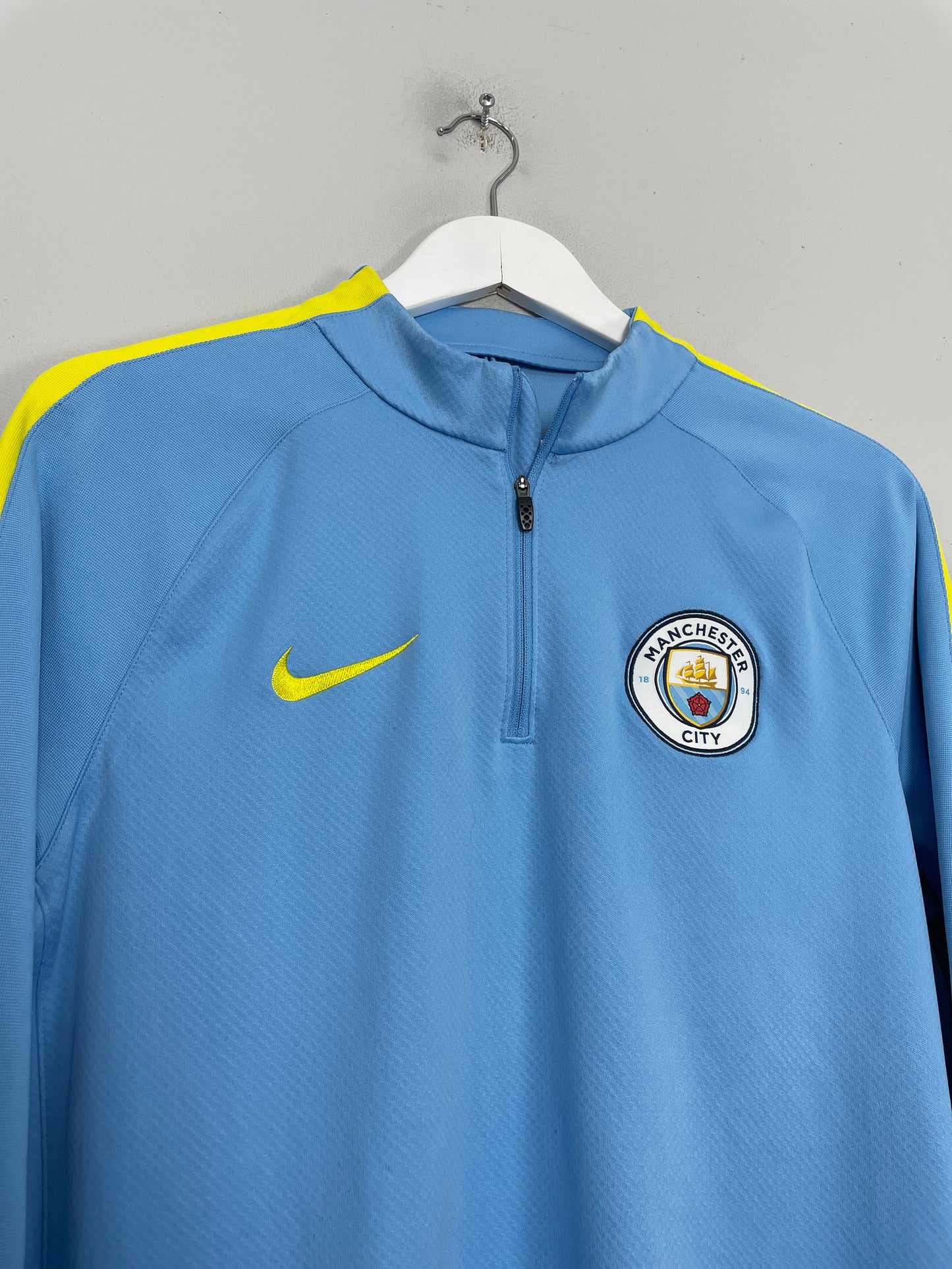 2017/18 MANCHESTER CITY 1/4 ZIP TRAINING TOP (L) NIKE
