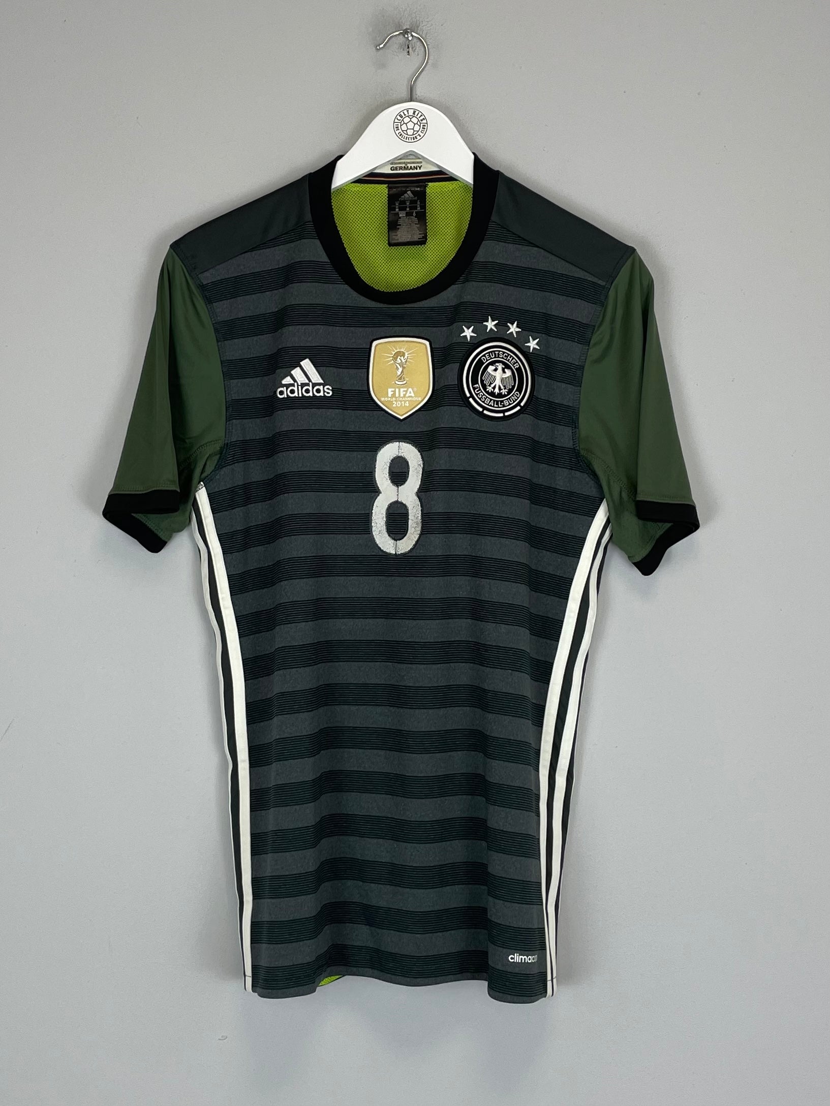 Shop 2015/16 GERMANY OZIL #8 AWAY SHIRT (M) ADIDAS, classic football shirts, vintage football shirts & retro soccer jerseys at Cult Kits