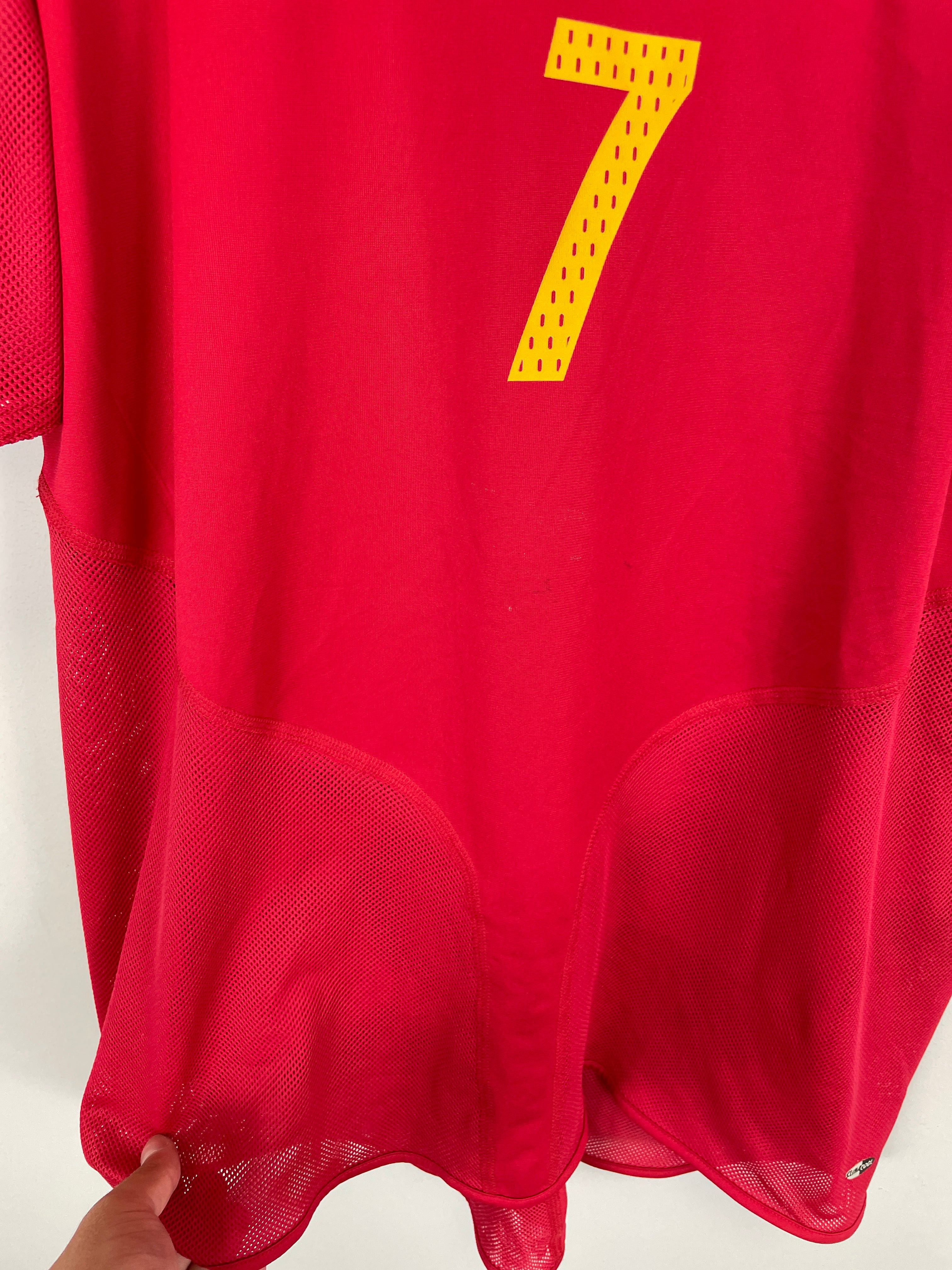 Shop 2004/06 SPAIN RAUL #7 *BNWT* HOME SHIRT (XL) ADIDAS, classic football shirts, vintage football shirts & retro soccer jerseys at Cult Kits