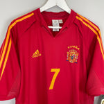 Shop 2004/06 SPAIN RAUL #7 *BNWT* HOME SHIRT (XL) ADIDAS, classic football shirts, vintage football shirts & retro soccer jerseys at Cult Kits