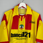 Shop 1999/00 LECCE HOME SHIRT (L) ASICS, classic football shirts, vintage football shirts & retro soccer jerseys at Cult Kits