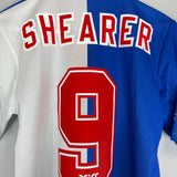 Shop 1994/96 BLACKBURN ROVERS SHEARER #9 HOME SHIRT (S) ASICS, classic football shirts, vintage football shirts & retro soccer jerseys at Cult Kits