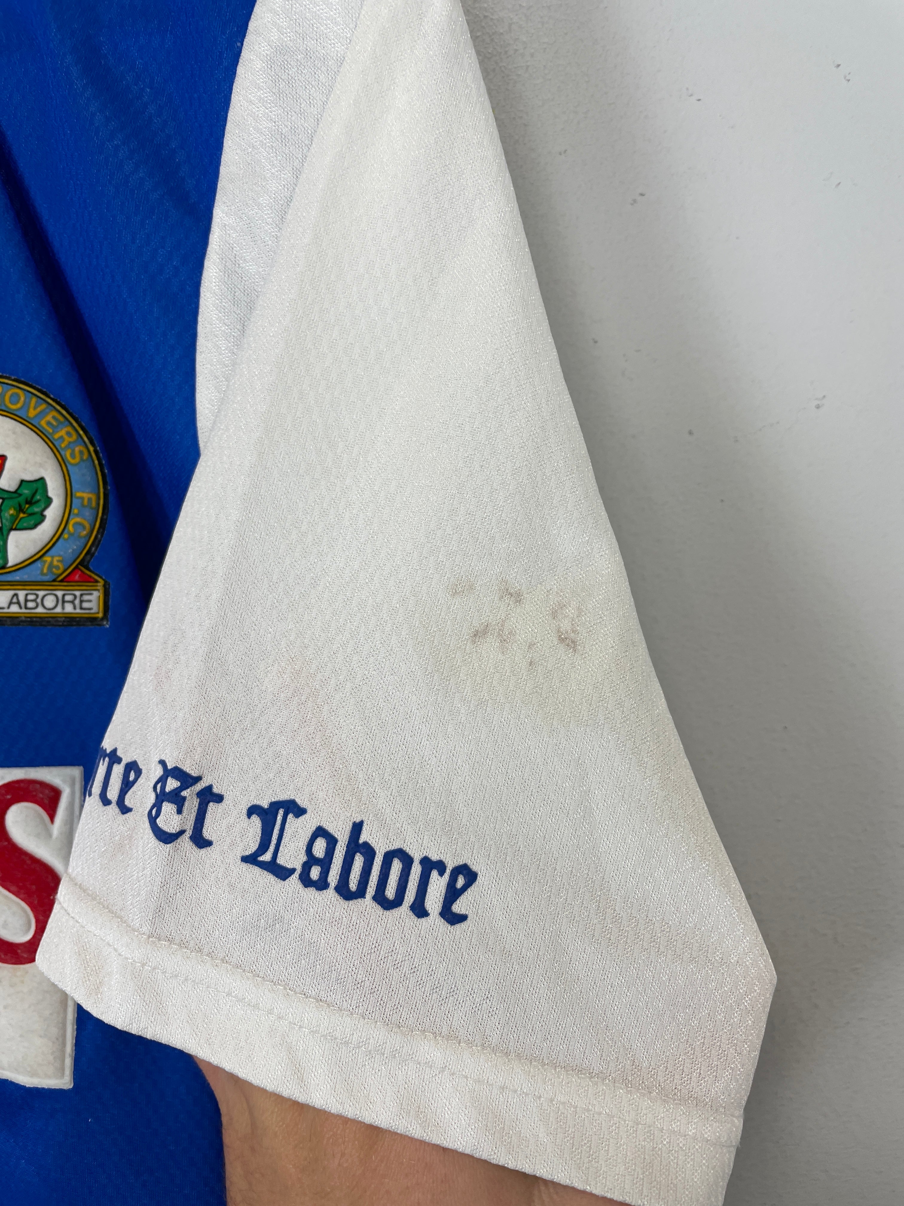 Shop 1994/96 BLACKBURN ROVERS SHEARER #9 HOME SHIRT (S) ASICS, classic football shirts, vintage football shirts & retro soccer jerseys at Cult Kits