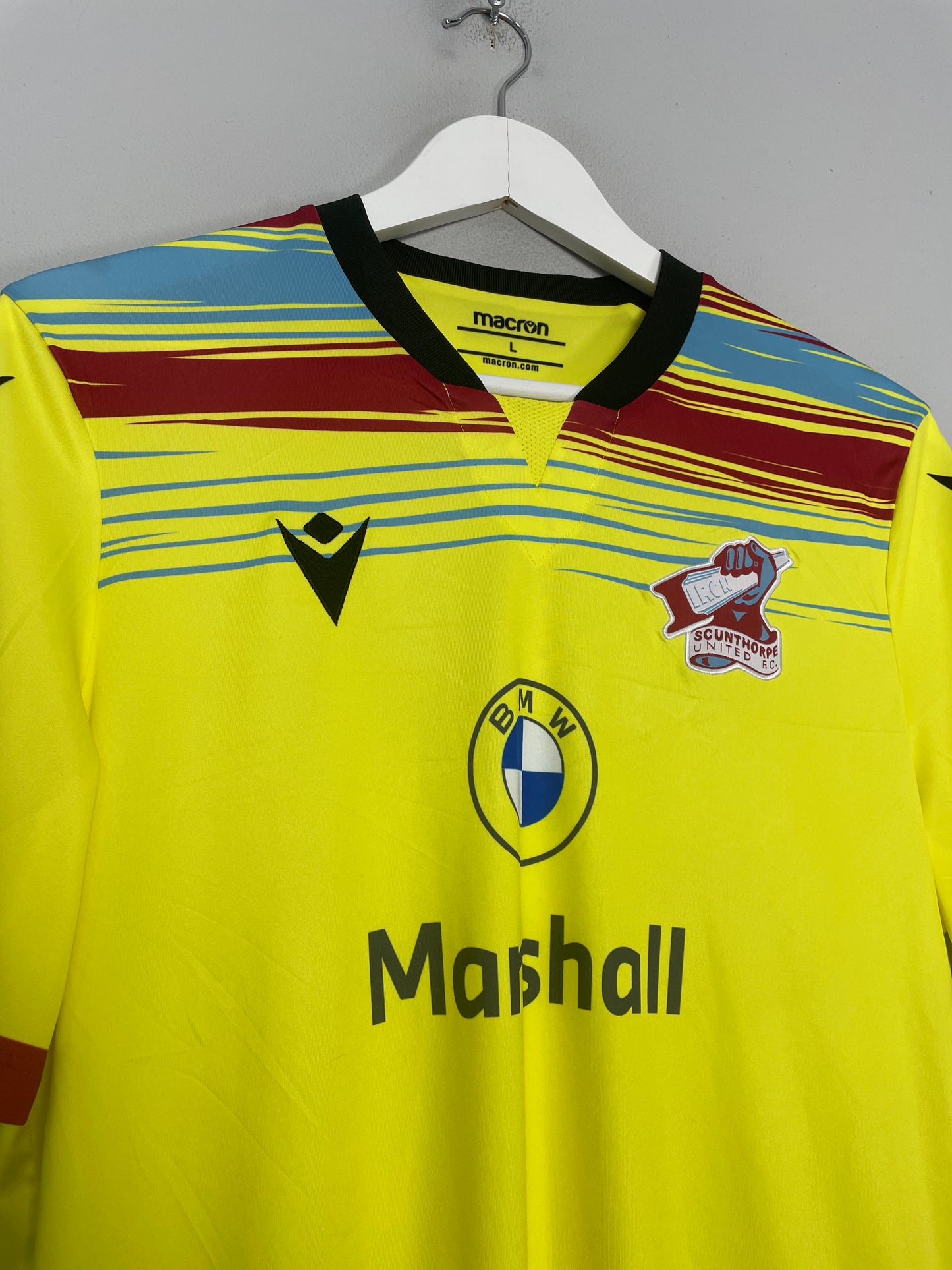 2022/23 SCUNTHORPE UNITED NTHLE #24 AWAY SHIRT (L) MACRON