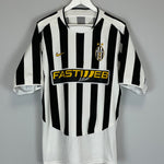 Shop 2003/04 JUVENTUS TREZEGUET #17 HOME SHIRT (L) NIKE, classic football shirts, vintage football shirts & retro soccer jerseys at Cult Kits