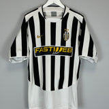 Shop 2003/04 JUVENTUS TREZEGUET #17 HOME SHIRT (L) NIKE, classic football shirts, vintage football shirts & retro soccer jerseys at Cult Kits