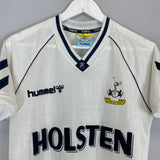 Shop 1989/91 TOTTENHAM #8 (GASCOIGNE) HOME SHIRT (S) HUMMEL, classic football shirts, vintage football shirts & retro soccer jerseys at Cult Kits