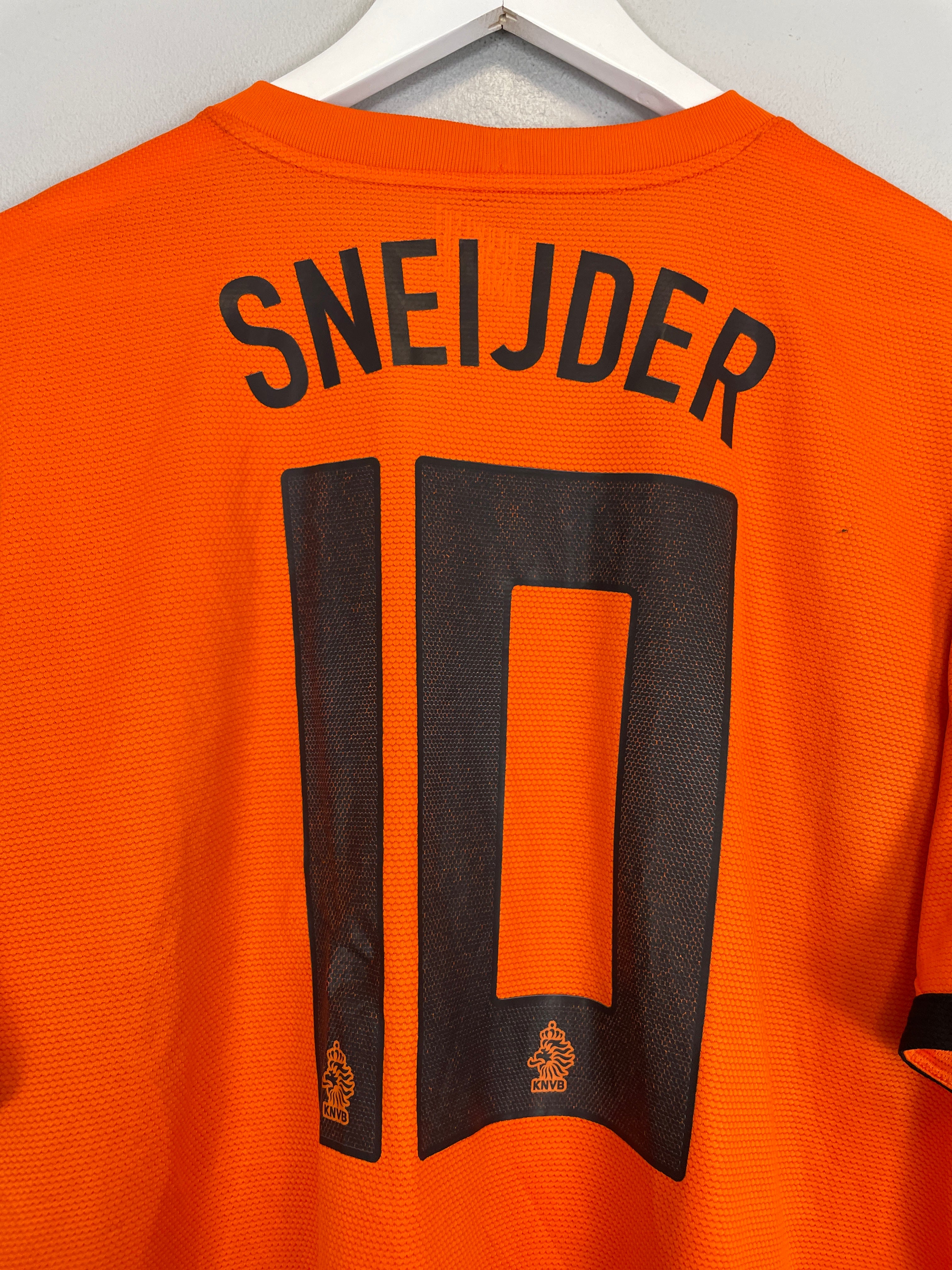 Shop 2012/13 NETHERLANDS SNEIJDER #10 HOME SHIRT (XL) NIKE, classic football shirts, vintage football shirts & retro soccer jerseys at Cult Kits
