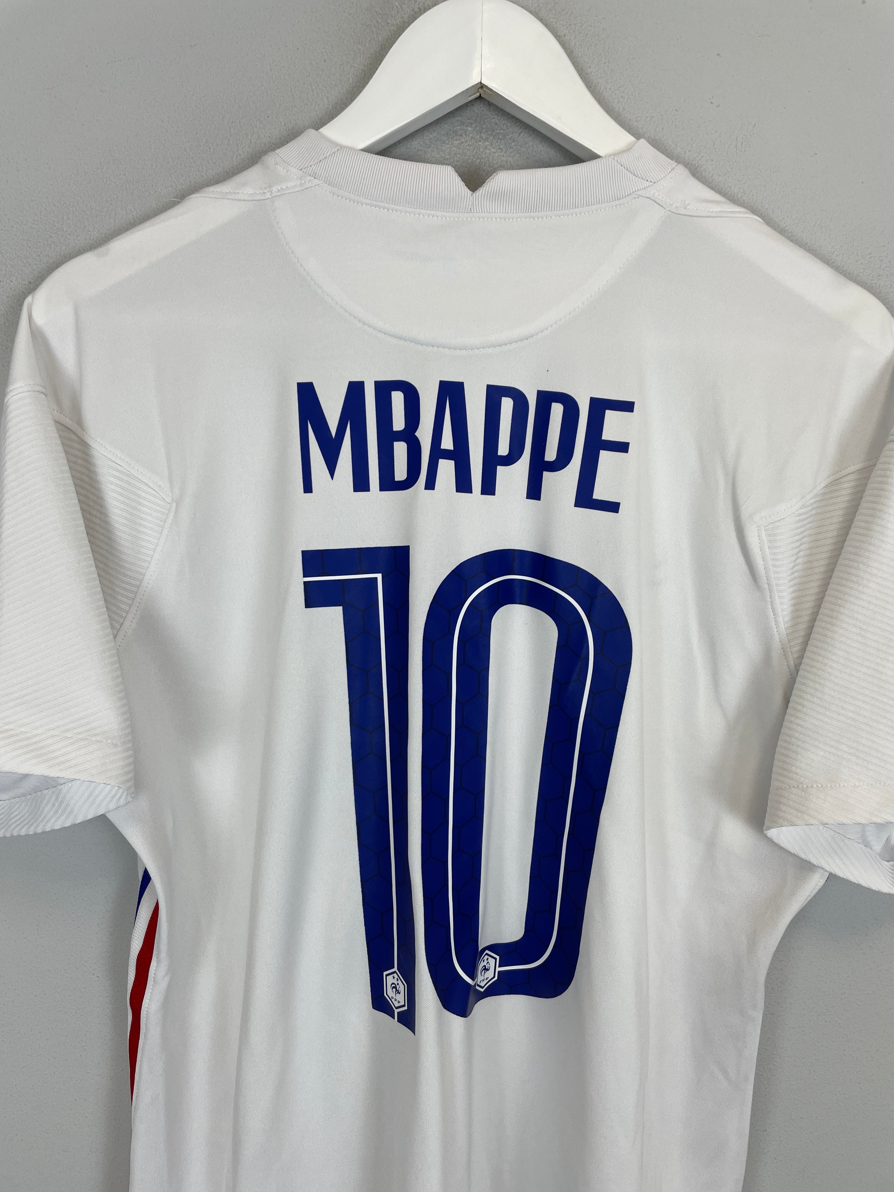 Shop 2021/22 FRANCE MBAPPE #10 AWAY SHIRT (XL) NIKE, classic football shirts, vintage football shirts & retro soccer jerseys at Cult Kits