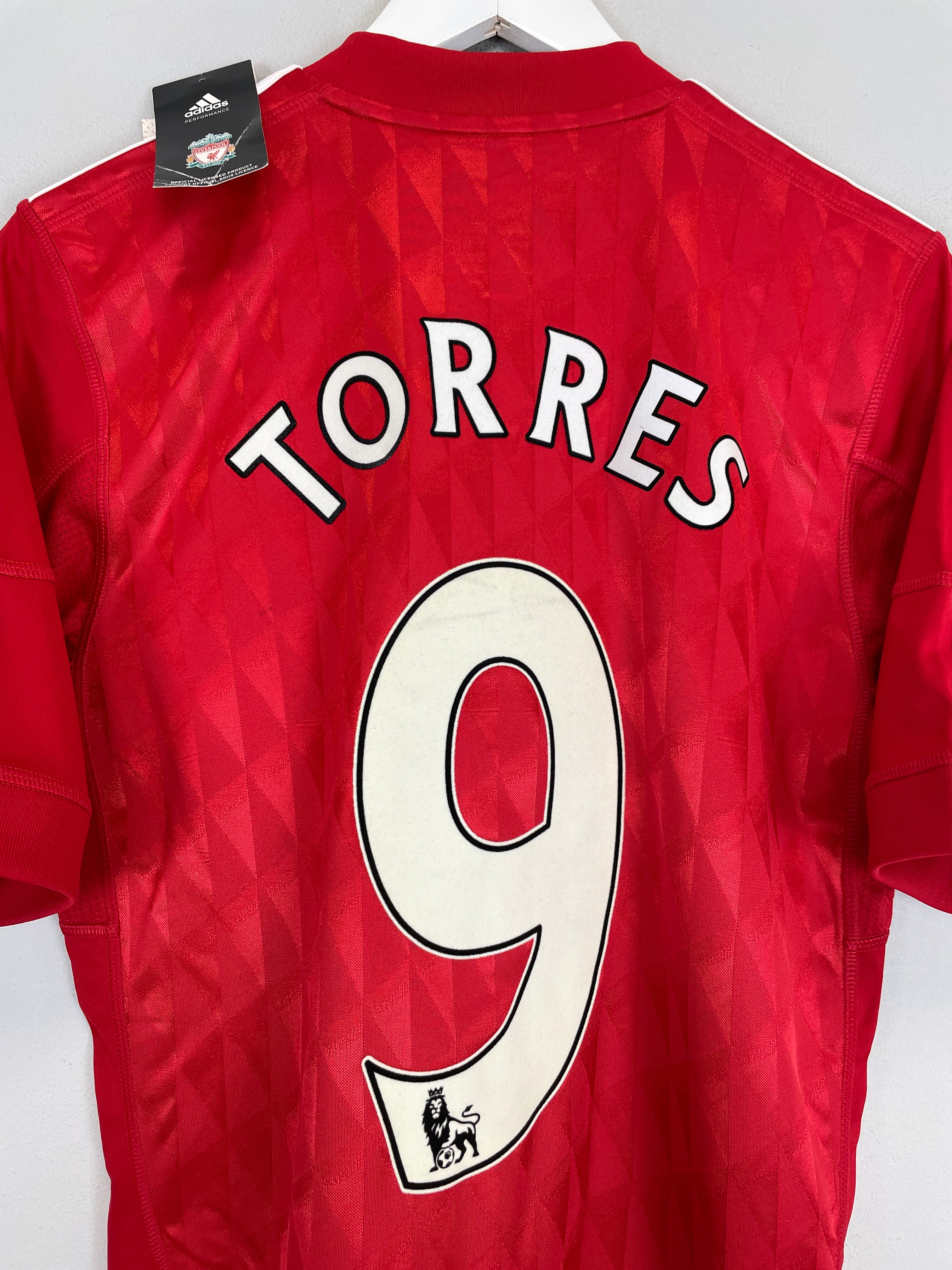 Shop 2010/12 LIVERPOOL TORRES #9 *BNWT* HOME SHIRT (S) ADIDAS, classic football shirts, vintage football shirts & retro soccer jerseys at Cult Kits