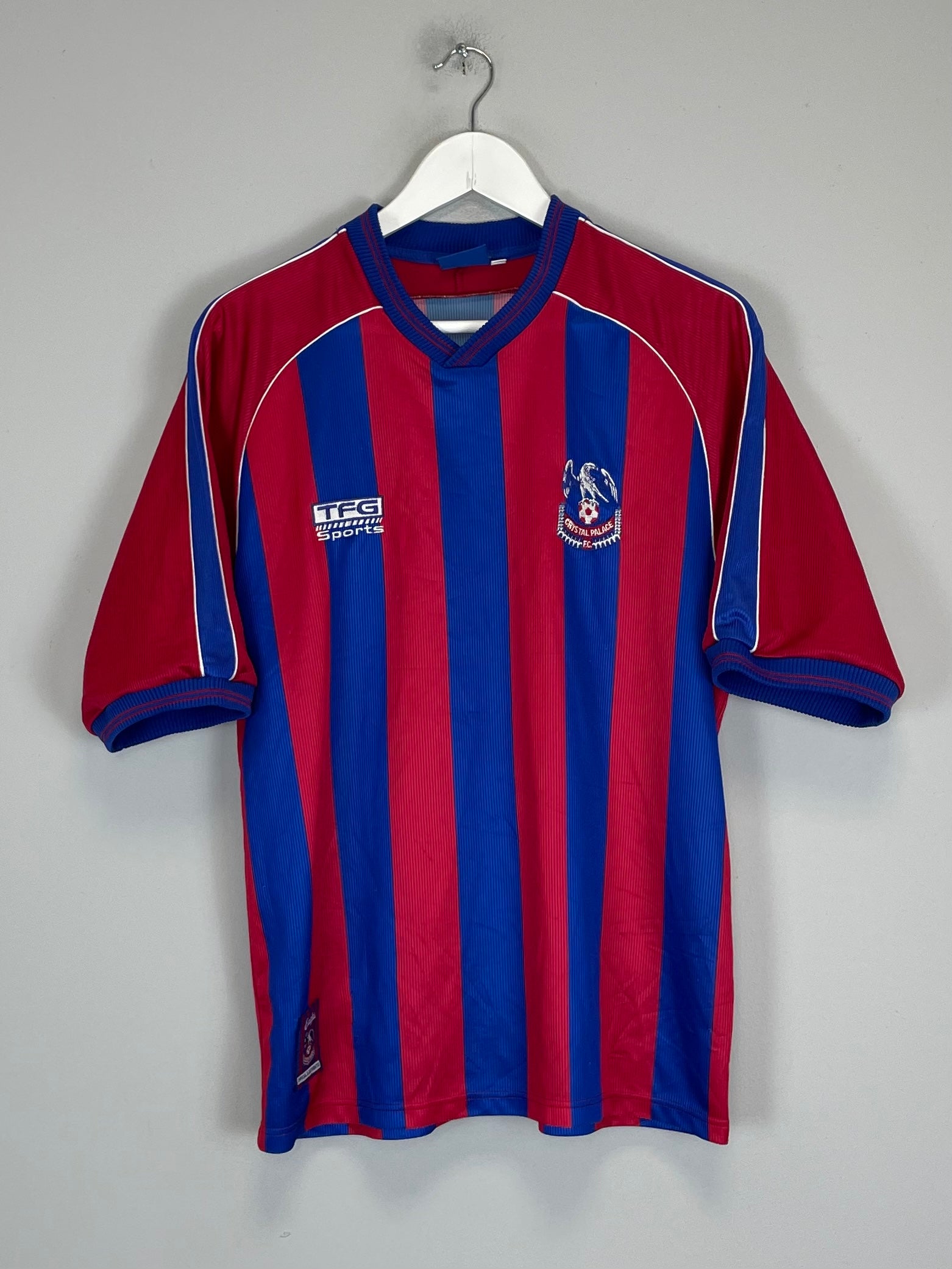 Shop 1999/00 CRYSTAL PALACE HOME SHIRT (M) TFG SPORTS, classic football shirts, vintage football shirts & retro soccer jerseys at Cult Kits