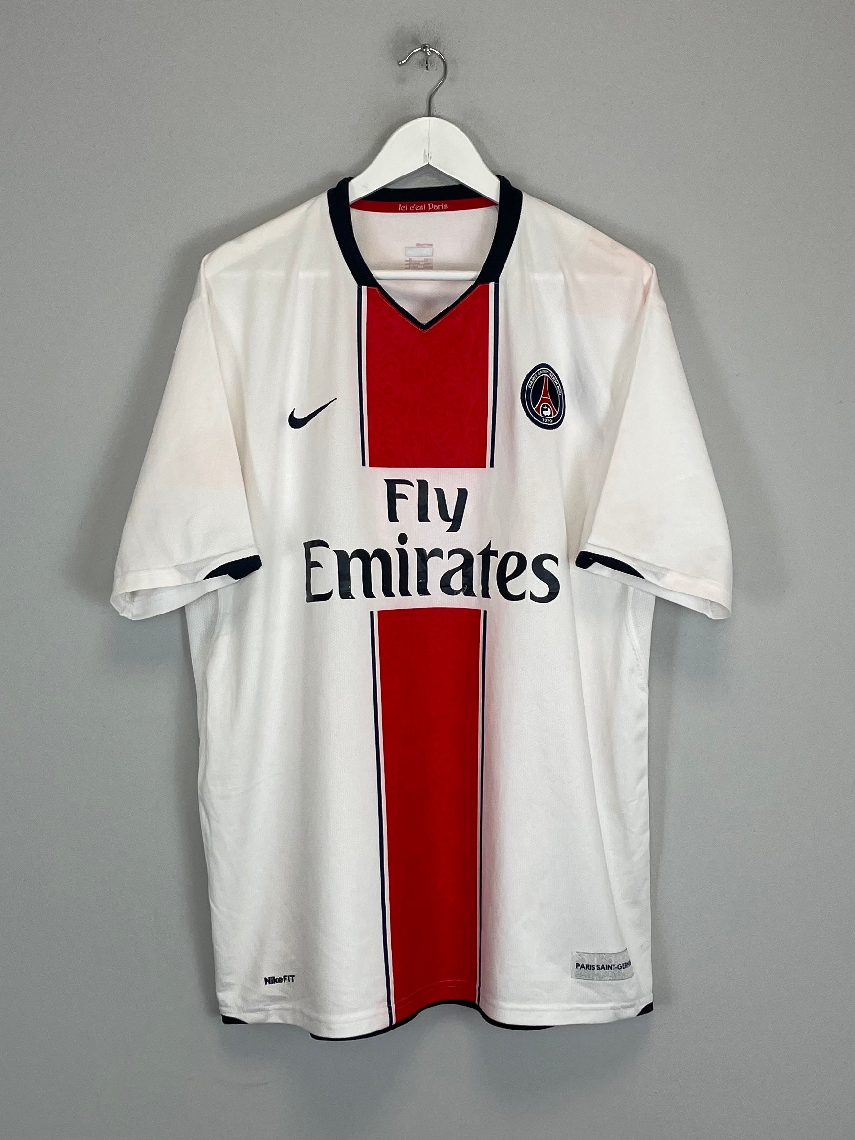 Shop 2007/08 PSG AWAY SHIRT (XL) NIKE, classic football shirts, vintage football shirts & retro soccer jerseys at Cult Kits