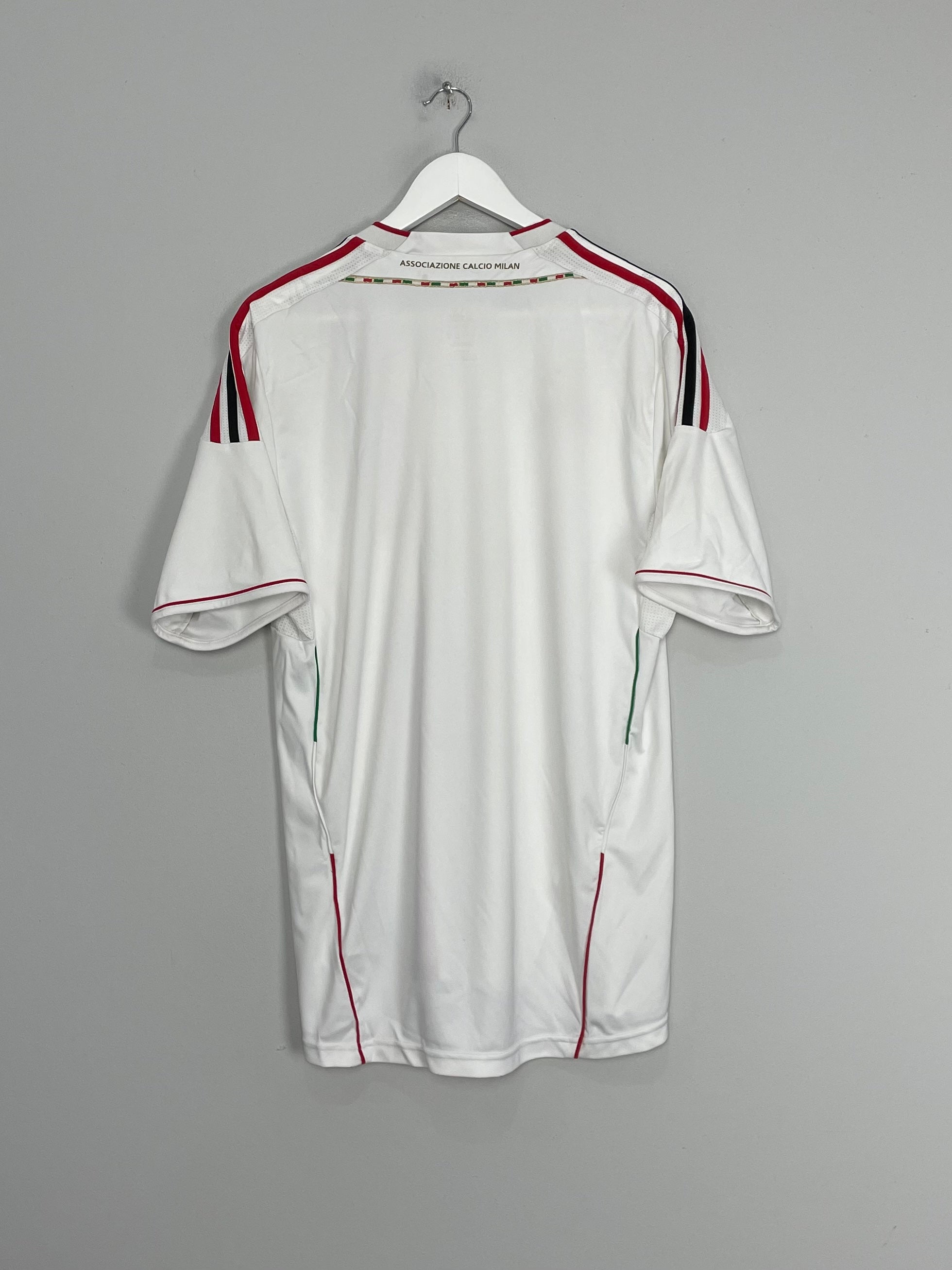 Shop 2011/12 AC MILAN AWAY SHIRT (L) ADIDAS, classic football shirts, vintage football shirts & retro soccer jerseys at Cult Kits
