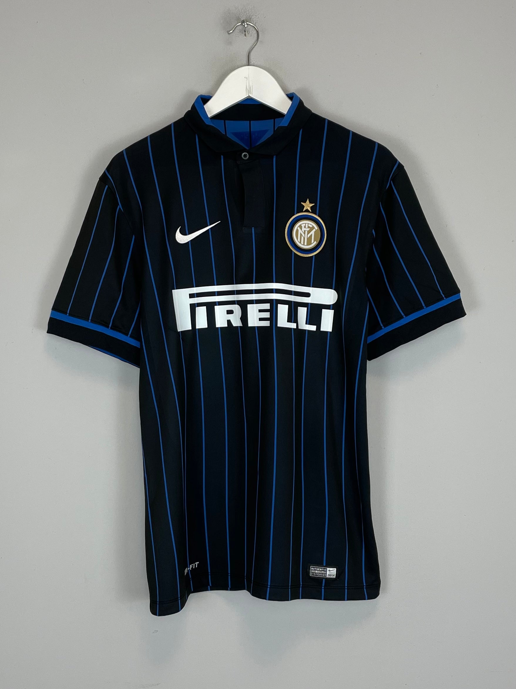 Shop 2014/15 INTER MILAN ICARDI #9 HOME SHIRT (M) NIKE, classic football shirts, vintage football shirts & retro soccer jerseys at Cult Kits