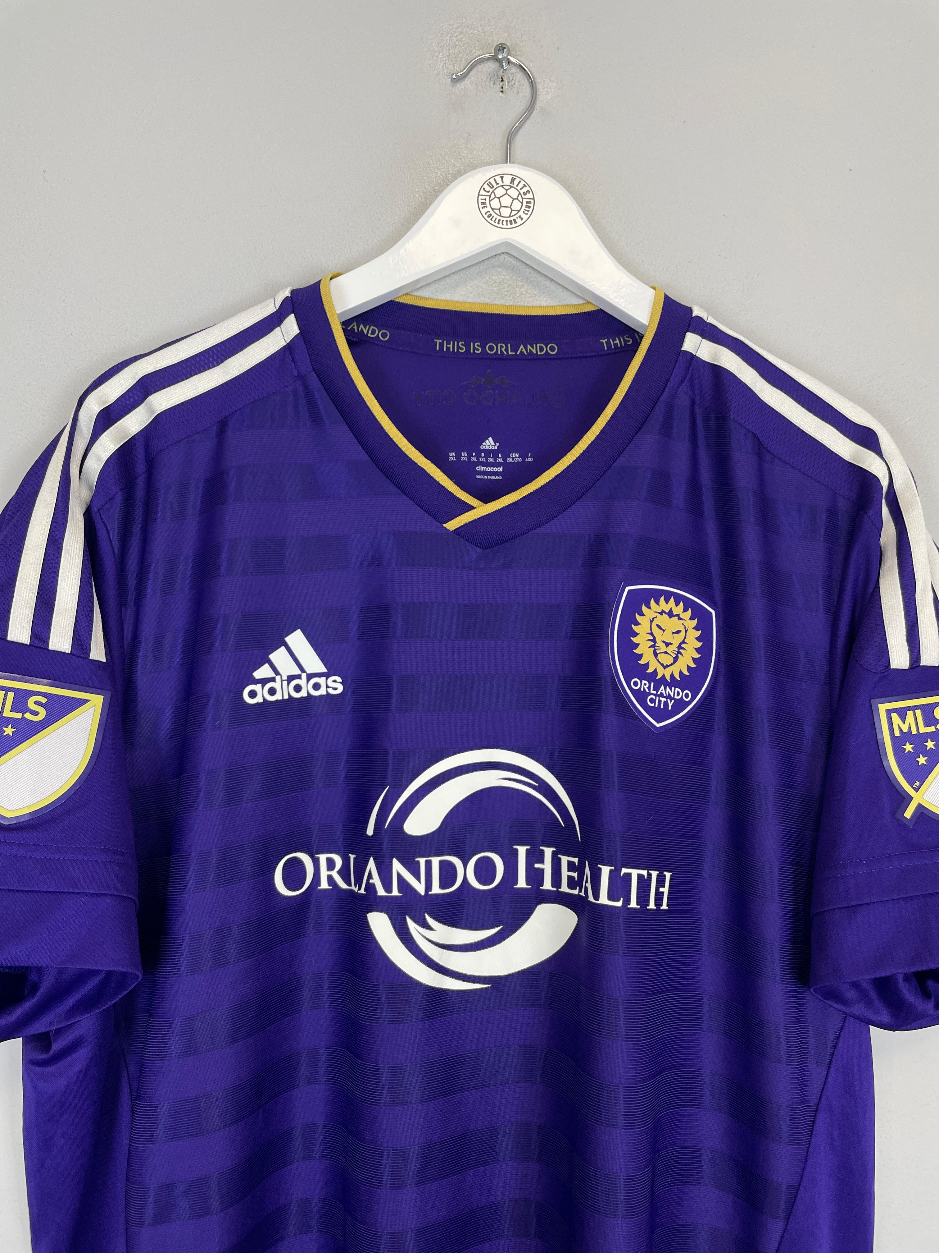Shop 2015/16 ORLANDO CITY HOME SHIRT (XXL) ADIDAS, classic football shirts, vintage football shirts & retro soccer jerseys at Cult Kits