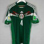 Shop 2014/15 MEXICO R.MARQUEZ #4 HOME SHIRT (S) ADIDAS, classic football shirts, vintage football shirts & retro soccer jerseys at Cult Kits