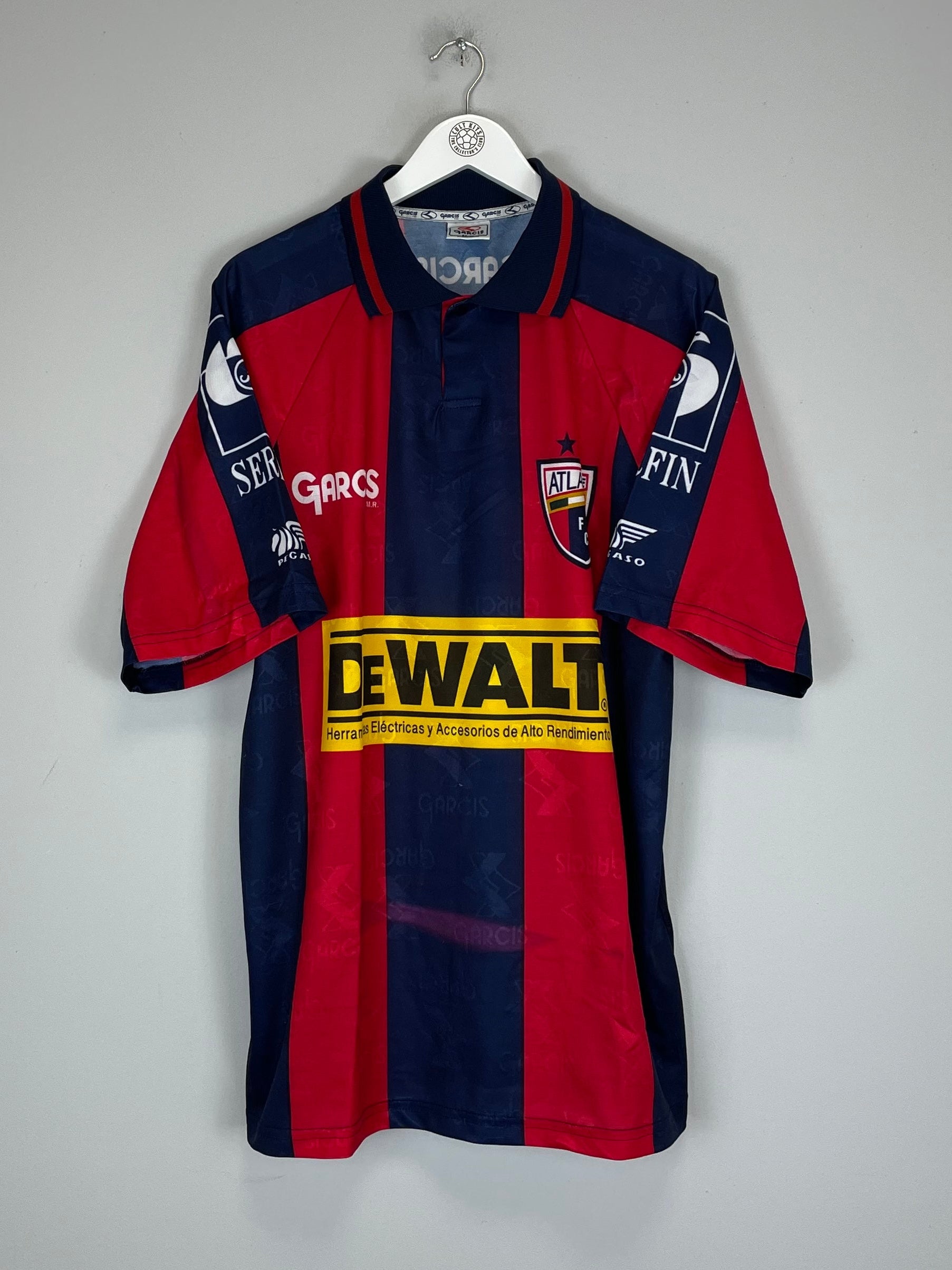Shop 1997/98 ATLANTE #9 HOME SHIRT (XL) GARCIS, classic football shirts, vintage football shirts & retro soccer jerseys at Cult Kits