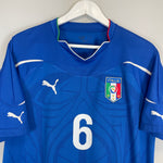 Shop 2010/12 ITALY DE ROSSI #6 HOME SHIRT (XL) PUMA, classic football shirts, vintage football shirts & retro soccer jerseys at Cult Kits
