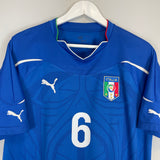 Shop 2010/12 ITALY DE ROSSI #6 HOME SHIRT (XL) PUMA, classic football shirts, vintage football shirts & retro soccer jerseys at Cult Kits