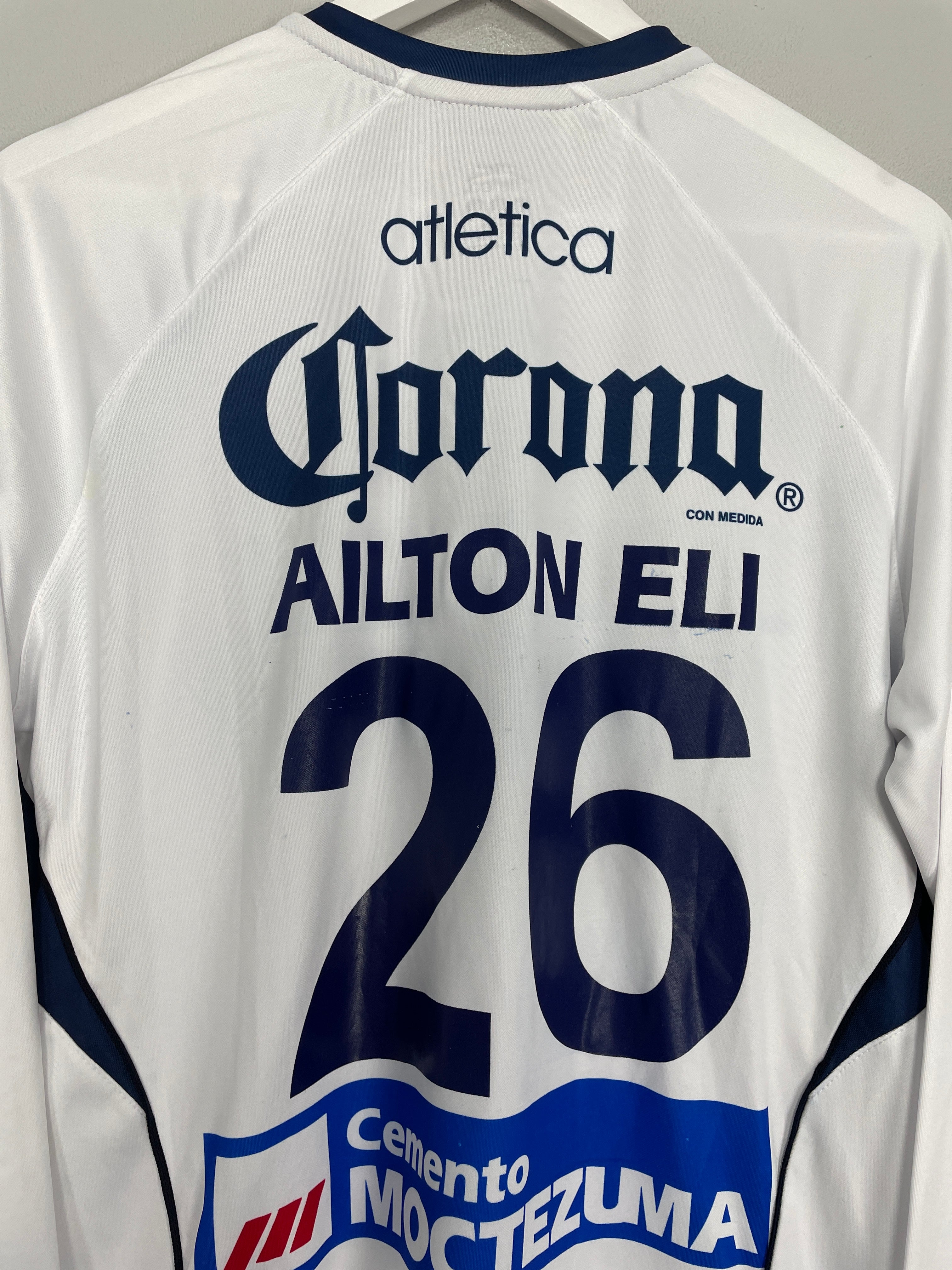 Shop 2005/06 SAN LUIS AILTON ELI #26 L/S AWAY SHIRT (S) ATLETICA, classic football shirts, vintage football shirts & retro soccer jerseys at Cult Kits