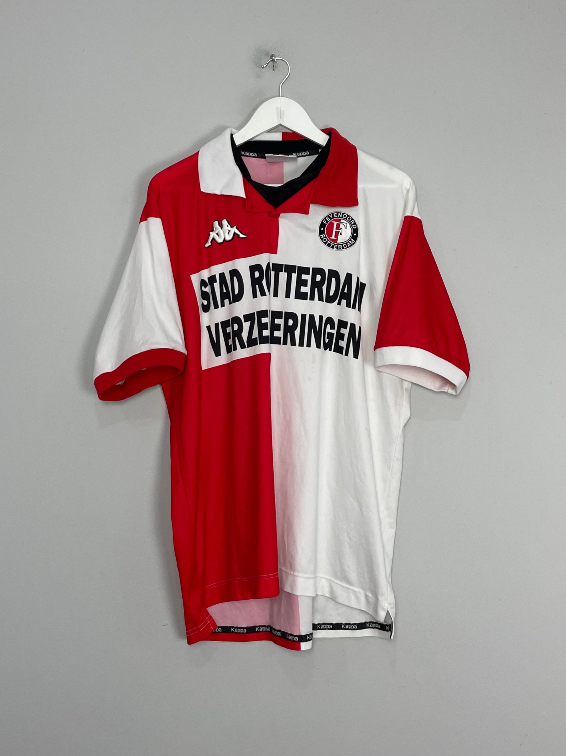 Shop 2000/01 FEYENOORD HOME SHIRT (XL) KAPPA, classic football shirts, vintage football shirts & retro soccer jerseys at Cult Kits