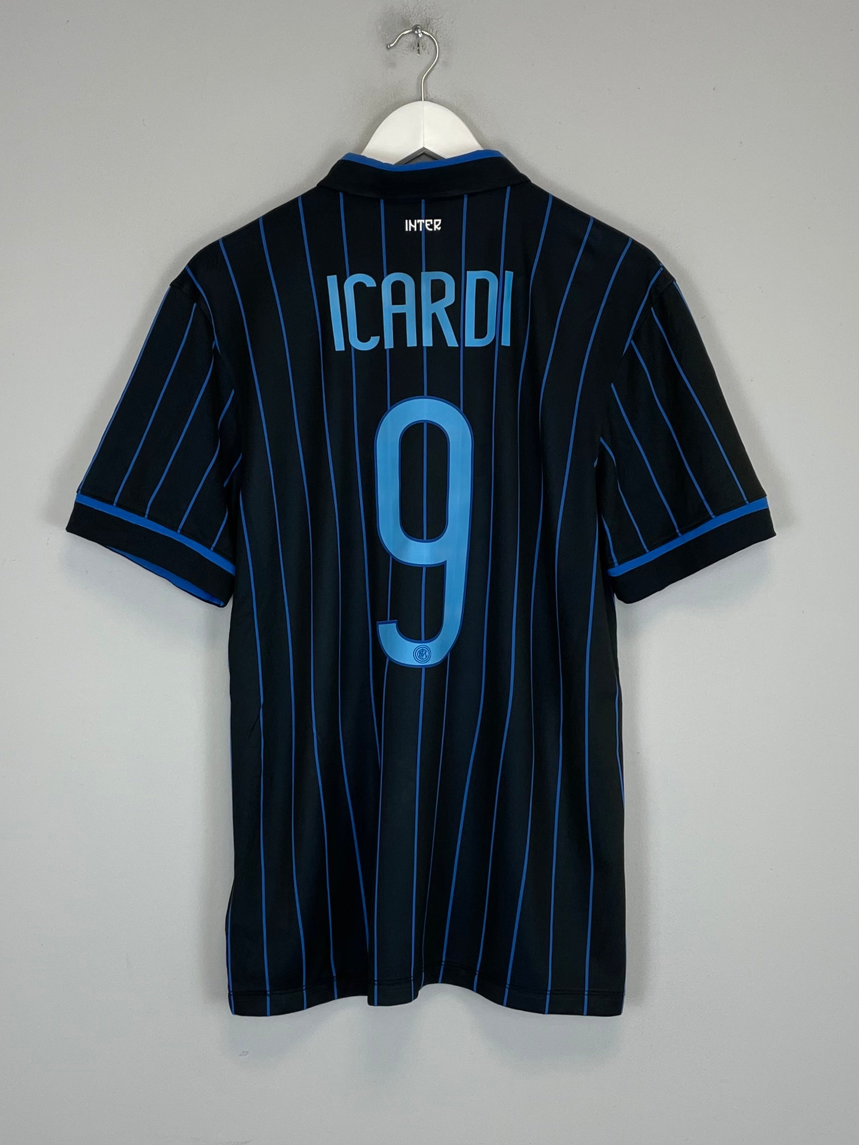 Shop 2014/15 INTER MILAN ICARDI #9 HOME SHIRT (M) NIKE, classic football shirts, vintage football shirts & retro soccer jerseys at Cult Kits