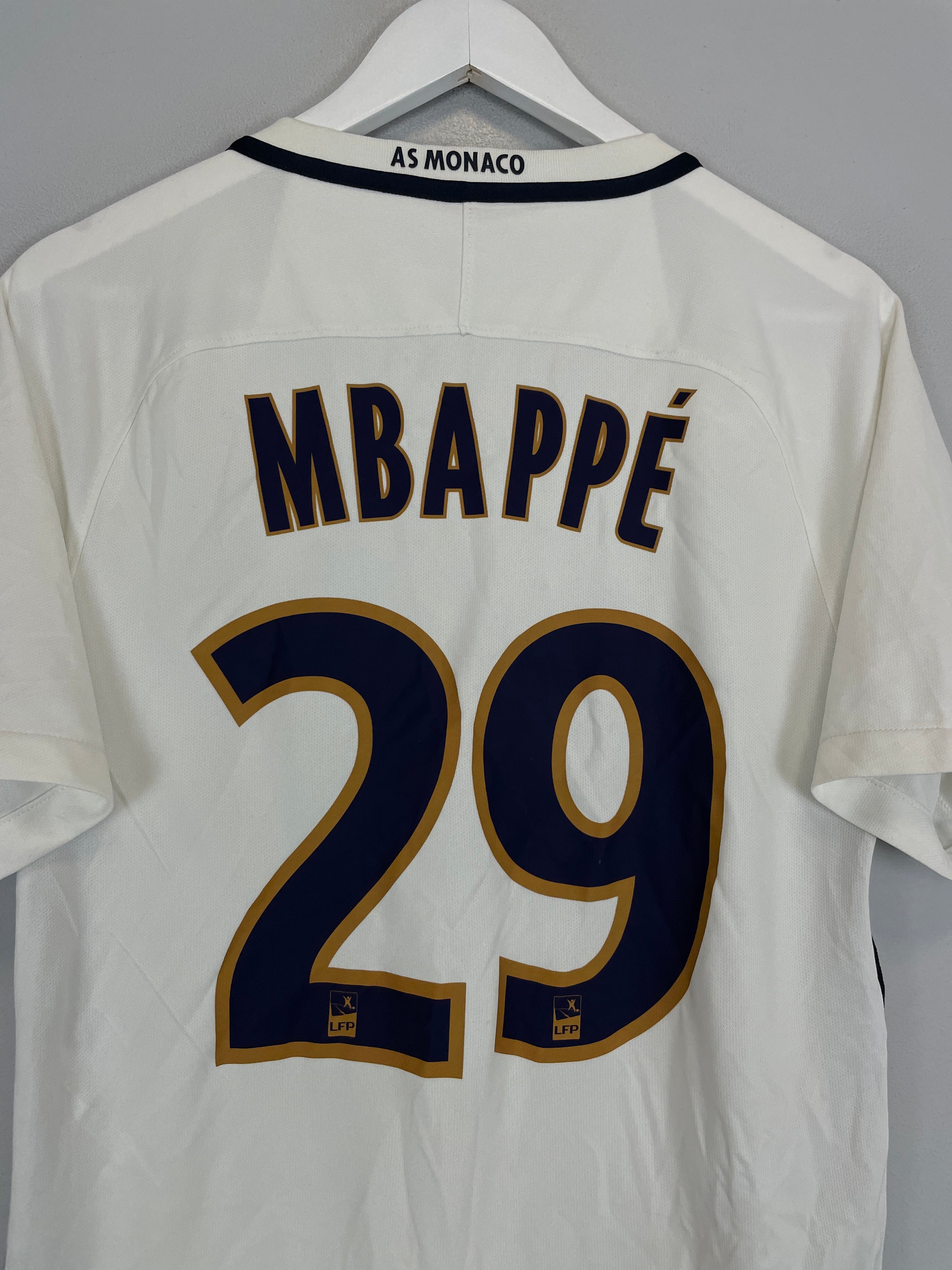 Shop 2017/18 MONACO MBAPPE #29 AWAY SHIRT (S) NIKE, classic football shirts, vintage football shirts & retro soccer jerseys at Cult Kits
