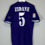 Shop 2001/02 REAL MADRID ZIDANE #5 *CENTENARY* THIRD SHIRT (L) ADIDAS, classic football shirts, vintage football shirts & retro soccer jerseys at Cult Kits
